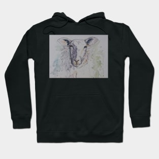 Sheep line drawing Hoodie